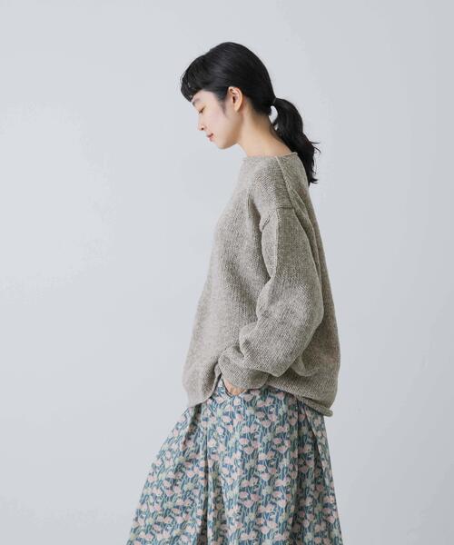2サイズ展開』ペルーボートネックニット（ニット/セーター）｜かぐれ