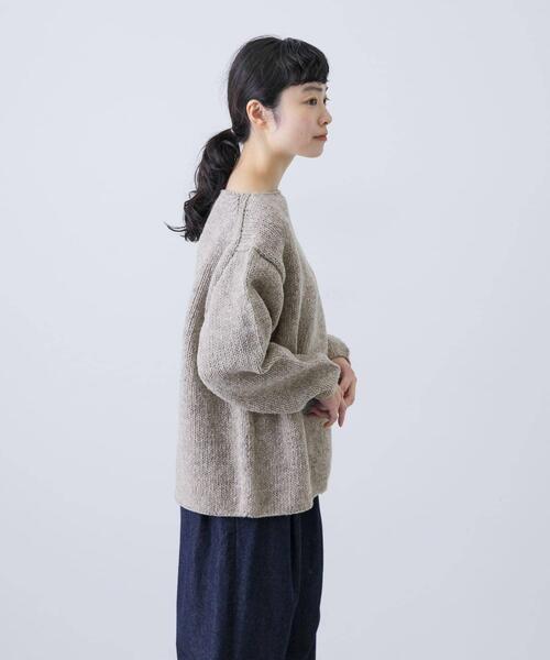 かぐれ　ペルーボートネックニット 2サイズ展開』ペルーボートネックニット（ニット/セーター）｜かぐれ
