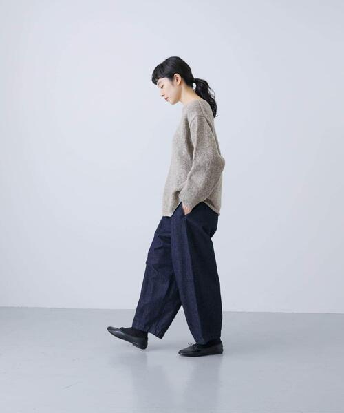 2サイズ展開』ペルーボートネックニット（ニット/セーター）｜かぐれ