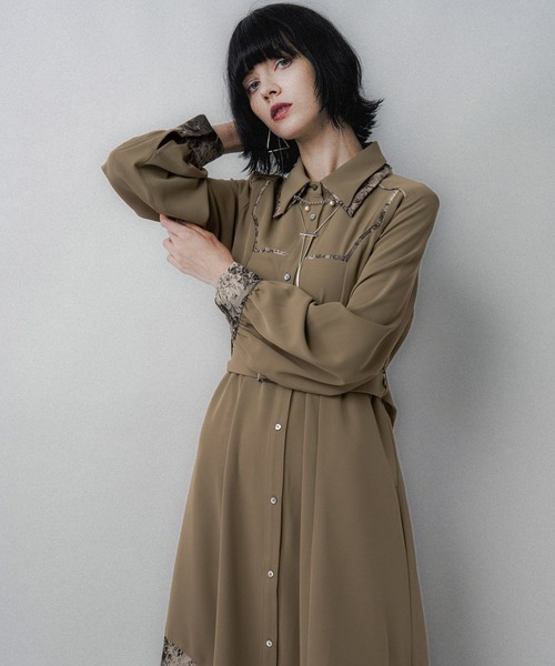 HARE（ハレ）の「アソートキリカエダブルカラーワンピース(HARE