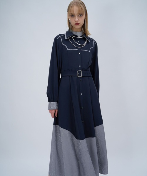 セール】アソートキリカエダブルカラーワンピース(HARE)（ワンピース