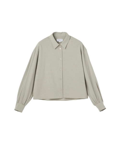 McGREGOR(マックレガー)の「ウール混ブラウス(シャツ/ブラウス・レディース・キャメル/チャコールグレー・L/M)」の9枚目の写真