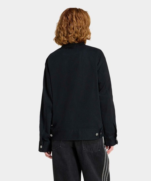 adidas（アディダス）の「ADIDAS ORIGINALS ATHL DEPTツイル ファイヤーバード ジャケット / ジャージ / トラックジャケット / アディダスオリジナルス adidas Originals（ナイロンジャケット・レディース・カーキ/ブラック・X-LARGE/LARGE/XX-LARGE/X-SMALL/SMALL/MEDIUM）」の7枚目の写真