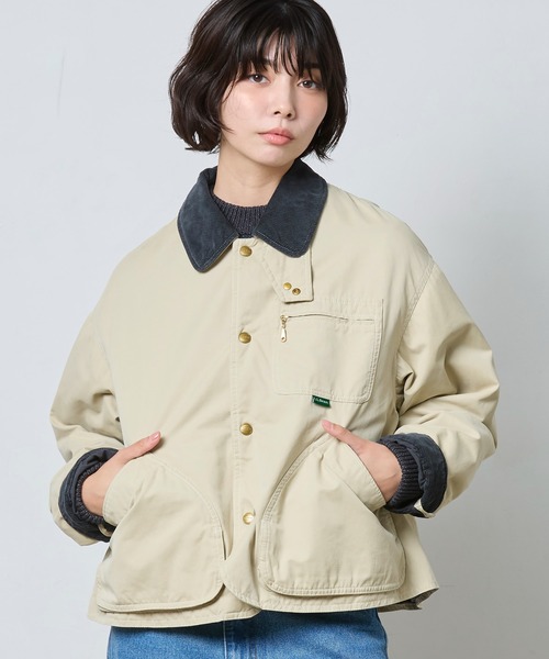 L.L.Bean（エルエルビーン）の「【JAPAN EDITION】ビーンズ・フィールド・コート、インサレーテッド（その他アウター・レディース・グリーン系/ベージュ/アイボリー・MEDIUM）」の15枚目の写真