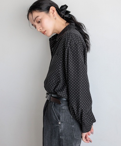 LOWRYS FARM(ローリーズファーム)の「アソートボックスシャツ 581118(シャツ/ブラウス・レディース・ドット/アイボリー/ライトグリーン/ブラウン・FREE)」の15枚目の写真