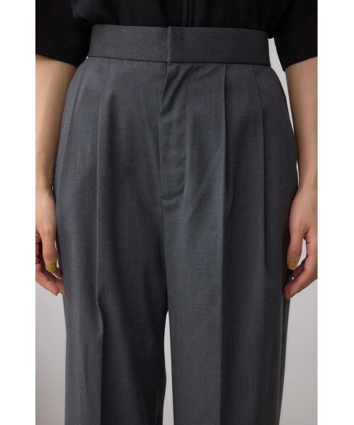 AZUL by moussy(アズールバイマウジー)の「VENUS 2タックスラックス(スラックス・レディース・杢グレー/ブラウン/ブラック・SMALL/MEDIUM)」の20枚目の写真