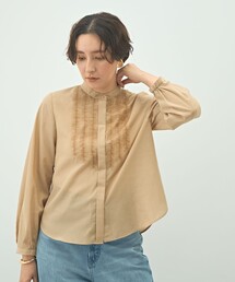 【新品】ノーリーズ シアー ボウタイブラウス イエロー リボン ギャザー 36 新品】ノーリーズ シアー ボウタイブラウス イエロー リボン