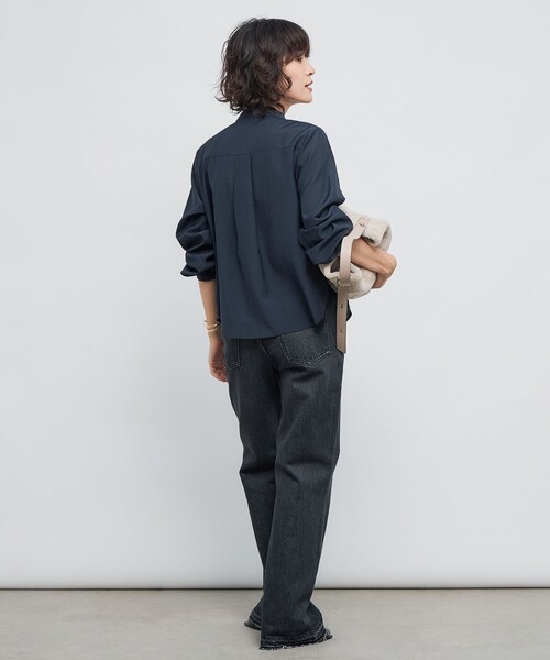 セール】ウォッシャブル前チュールフリルブラウス（シャツ/ブラウス