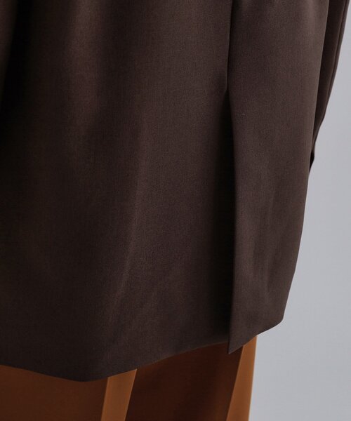 OPAQUE.CLIP(オペークドットクリップ)の「【es】ビッグテーラードジャケット【UVケア/洗濯機OK】(テーラードジャケット・レディース・ブラック/ブラウン系その他・00)」の19枚目の写真