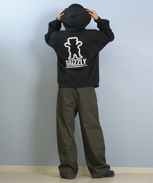 セール】GRIZZLY/グリズリー プルオーバー/パーカー バックプリント