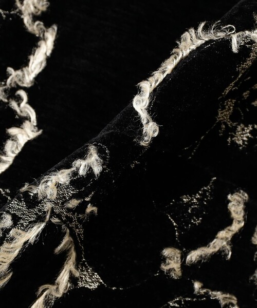 Ray BEAMS（レイビームス）の「RBS / ジャカード ベルベット ワンピース（ワンピース・レディース・ブラック/ブラウン系その他・1/0）」の7枚目の写真