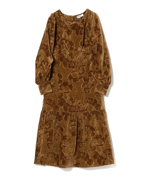 Ray BEAMS（レイビームス）の「RBS / ジャカード ベルベット ワンピース（ワンピース・レディース・ブラック/ブラウン系その他・1/0）」の8枚目の写真