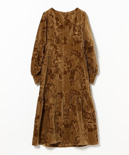 7856. 【極美品】 Waltz by BEAMS ジャガードワンピース RBS / ジャガード ベルベット ワンピース(ワンピース)|Ray