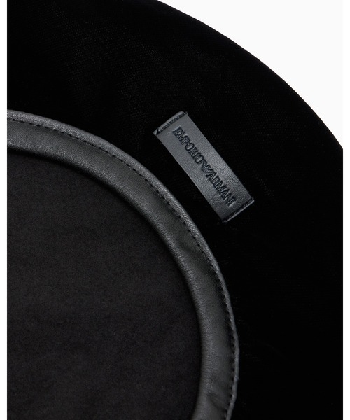 アルマーニ/EMPORIO ARMANI /帽子・ベレー帽・HAT エンポリオ アルマーニ】ベレー ベルベット（ハンチング/ベレー帽