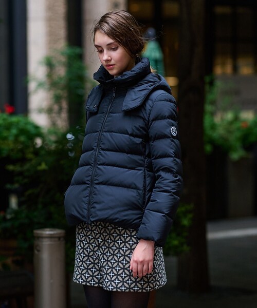 ゆうゆう様DRESSTERIOR ドレステリアノーカラーライトダウンジャケット ◇【上品／軽量】ノーカラーショートライトダウン