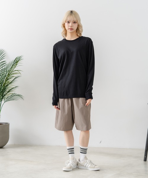 HANES(ヘインズ)の「【HANES/ヘインズ】【日本人の体型に合わせたシルエットで絶妙なフィット感】JAPANFITクルーネック Tシャツ 長袖 アソートセット H5440(Tシャツ/カットソー・メンズ・ホワイト・MEDIUM/SMALL/X-LARGE/LARGE)」の20枚目の写真