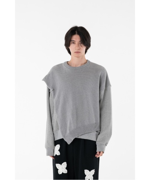 セール】MIX KNIT CUTSEWN（ニット/セーター）｜DISCOVERED