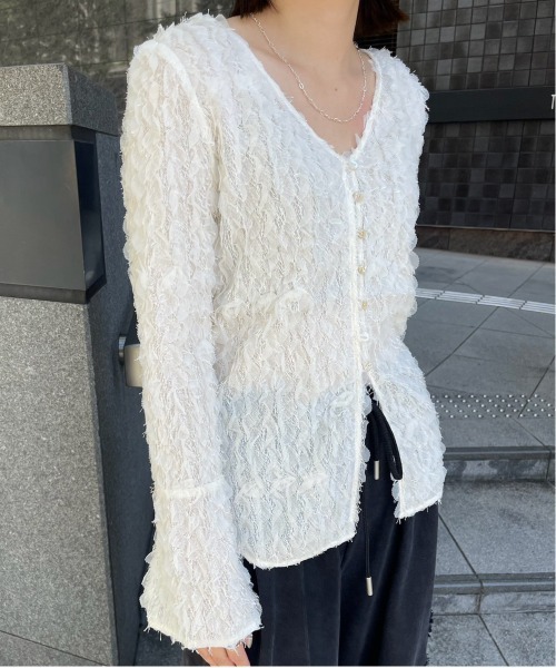 FURYL JACQUARD TOP（シャツ/ブラウス）｜Ameri（アメリ）の