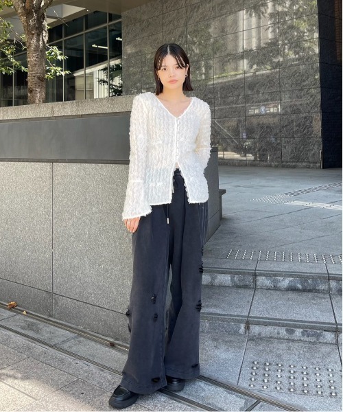 FURYL JACQUARD TOP（シャツ/ブラウス）｜Ameri（アメリ）の