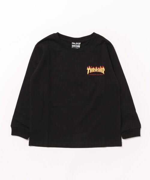 THRASHER（スラッシャー）の「THRASHER/スラッシャー Frame Logo L/S T キッズ ロンT 25A402-42（Tシャツ/カットソー・キッズ・ホワイト/ブラック・130cm/140cm/150cm/160cm）」の12枚目の写真