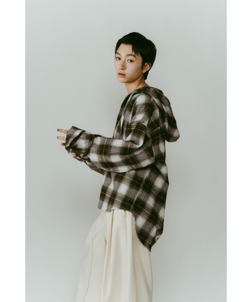 hooded over shirts(unisex)（Tシャツ/カットソー）｜Knuth Marf