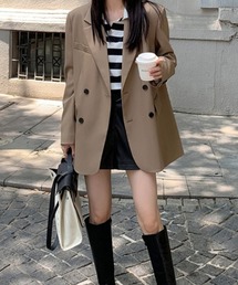 Ritzy（リッツィー）の「オーバーサイズ ダブルテーラードジャケット（テーラードジャケット）」