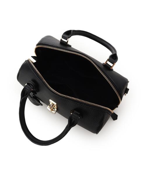 Samantha Thavasa(サマンサタバサ)の「サマンサ レディ パドロック ボストンバッグ(ハンドバッグ・レディース・オフホワイト/ブラック/ピンク/グレイッシュベージュ・FREE)」の8枚目の写真