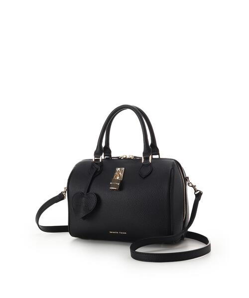 Samantha Thavasa(サマンサタバサ)の「サマンサ レディ パドロック ボストンバッグ(ハンドバッグ・レディース・オフホワイト/ブラック/ピンク/グレイッシュベージュ・FREE)」の10枚目の写真