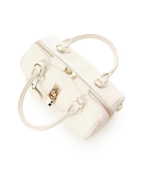 Samantha Thavasa(サマンサタバサ)の「サマンサ レディ パドロック ボストンバッグ(ハンドバッグ・レディース・オフホワイト/ブラック/ピンク/グレイッシュベージュ・FREE)」の13枚目の写真