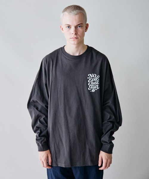 rehacer(レアセル)の「rehacer : Three wise monkeys L/S T-shirt / スリーワイズモンキーズ ロングスリーブ Tシャツ(Tシャツ/カットソー・メンズ・ホワイト/スミクロ・X-LARGE/LARGE/MEDIUM/SMALL)」の5枚目の写真