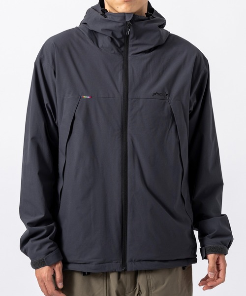 phenix outdoor(フェニックスアウトドア)の「phenix outdoor(フェニックスアウトドア)マイクロリップストップ ハイスペック アウトドア マウンテンパーカー(吸水速乾/撥水性)(マウンテンパーカー・メンズ・ダークグリーン/ダークブルー/チャコール・M/L/XL/S)」の2枚目の写真
