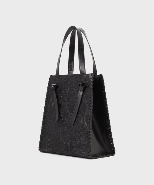 CARVING TRIBES（カービングトライブス）の「Stitch Tote（ハンドバッグ・レディース・グレー/ブラック・FREE）」の3枚目の写真