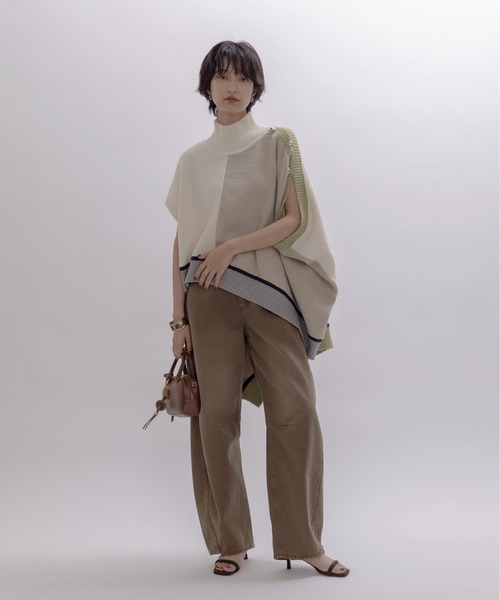 配色アシメケープベスト Eimee Law│Eimee Law & LHELBIE 公式