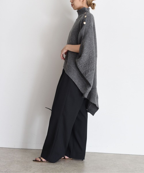 配色アシメケープベスト Eimee Law│Eimee Law & LHELBIE 公式