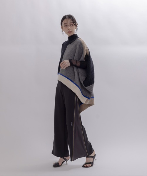 配色アシメケープベスト Eimee Law│Eimee Law & LHELBIE 公式