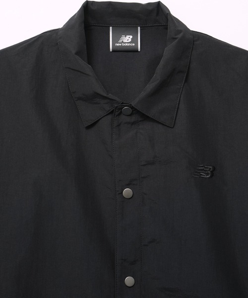 NEW BALANCE(ニューバランス)の「NEW BALANCE MET24 Short Sleeve Shirts Jacket AMJ55004(ブルゾン・メンズ・オリーブ/ブラック/グレー・L/M)」の8枚目の写真