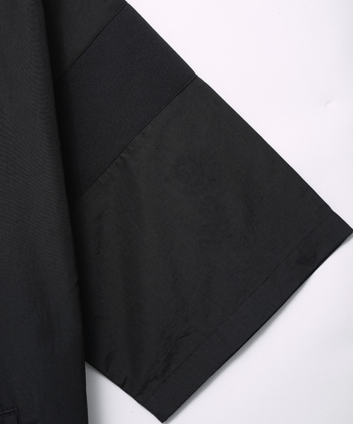 NEW BALANCE(ニューバランス)の「NEW BALANCE MET24 Short Sleeve Shirts Jacket AMJ55004(ブルゾン・メンズ・オリーブ/ブラック/グレー・L/M)」の10枚目の写真