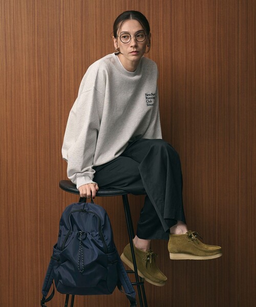 コットン裏毛 ロゴスウェット プルオーバー（スウェット