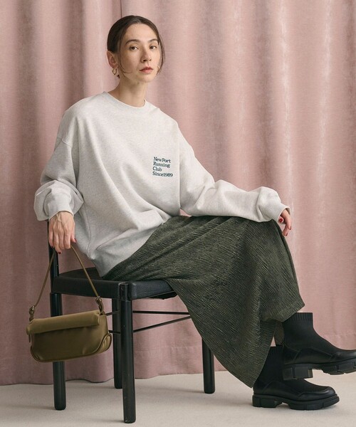 ビューティアンドユース　コットン裏毛 ロゴスウェット プルオーバー　トレーナー BEAUTY&YOUTH UNITED ARROWS（ビューティーアンドユースユナイテッド