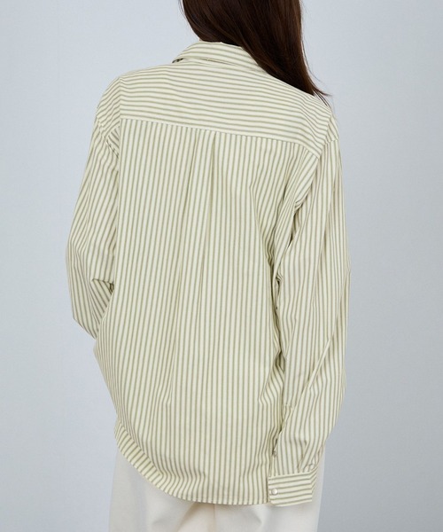 NAVY(ネイビー)の「【ユニセックス】nAvy 多ポケットルーズFITシャツ(シャツ/ブラウス・メンズ・グリーン系その他/ホワイト・XL/L/M)」の16枚目の写真