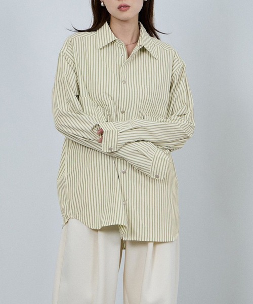 NAVY(ネイビー)の「【ユニセックス】nAvy 多ポケットルーズFITシャツ(シャツ/ブラウス・メンズ・グリーン系その他/ホワイト・XL/L/M)」の14枚目の写真