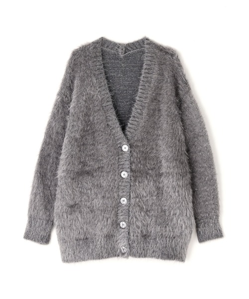 セール】◇ヘアリーラメニットシリーズ Vネックカーディガン