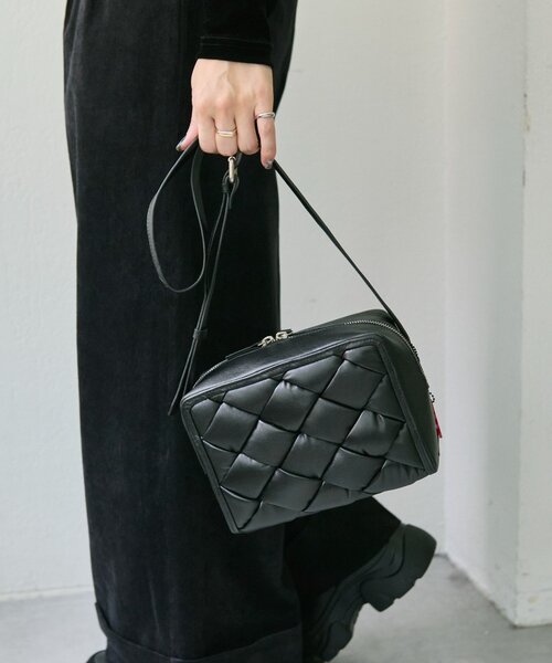 [dot]ear PAPILLONNER メッシュ ショルダーバッグ 本革》ONE.（ワンドット）別注メッシュショルダーバッグ（ショルダー