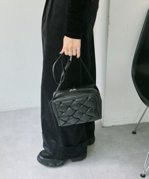 [dot]ear PAPILLONNER メッシュ ショルダーバッグ 本革》ONE.（ワンドット）別注メッシュショルダーバッグ