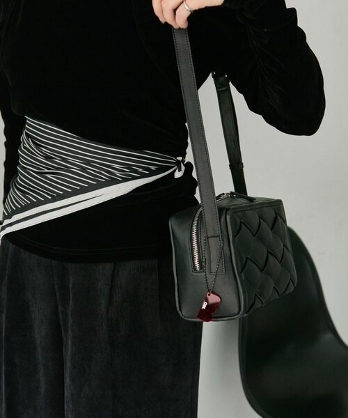 [dot]ear PAPILLONNER メッシュ ショルダーバッグ 本革》ONE.（ワンドット）別注メッシュショルダーバッグ