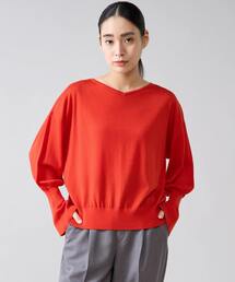 TIARA　 ニット　トップス モール片畦ニット｜TIARA（ティアラ）｜商品詳細｜メルローズ公式通販