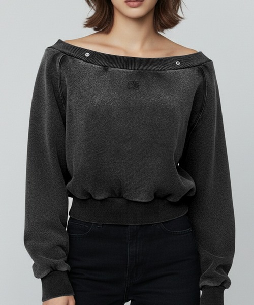 DURAS（デュラス）の「ショルダーベルトマルチスウェット（スウェット・レディース・ブラック/ブラウン/ピンク/レオパード・FREE）」の9枚目の写真