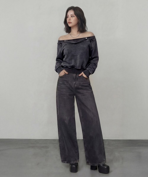 DURAS（デュラス）の「ショルダーベルトマルチスウェット（スウェット・レディース・ブラック/ブラウン/ピンク/レオパード・FREE）」の21枚目の写真