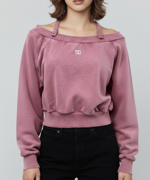 DURAS（デュラス）の「ショルダーベルトマルチスウェット（スウェット・レディース・ブラック/ブラウン/ピンク/レオパード・FREE）」の14枚目の写真