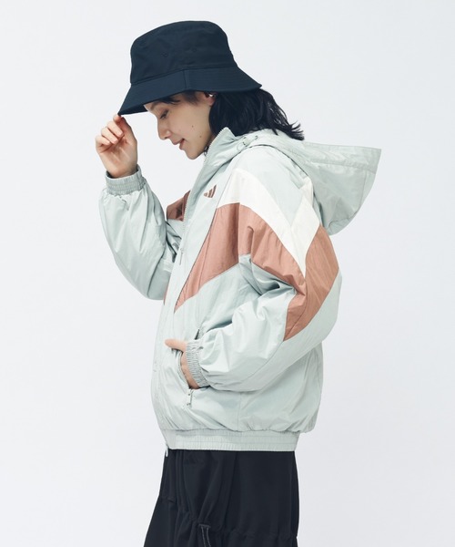 adidas(アディダス)の「アディダス adidas STSV ウーブンジャケット(ナイロンジャケット・レディース・トップグレー/ブラック/ネイビー・S/M/L/XL)」の14枚目の写真